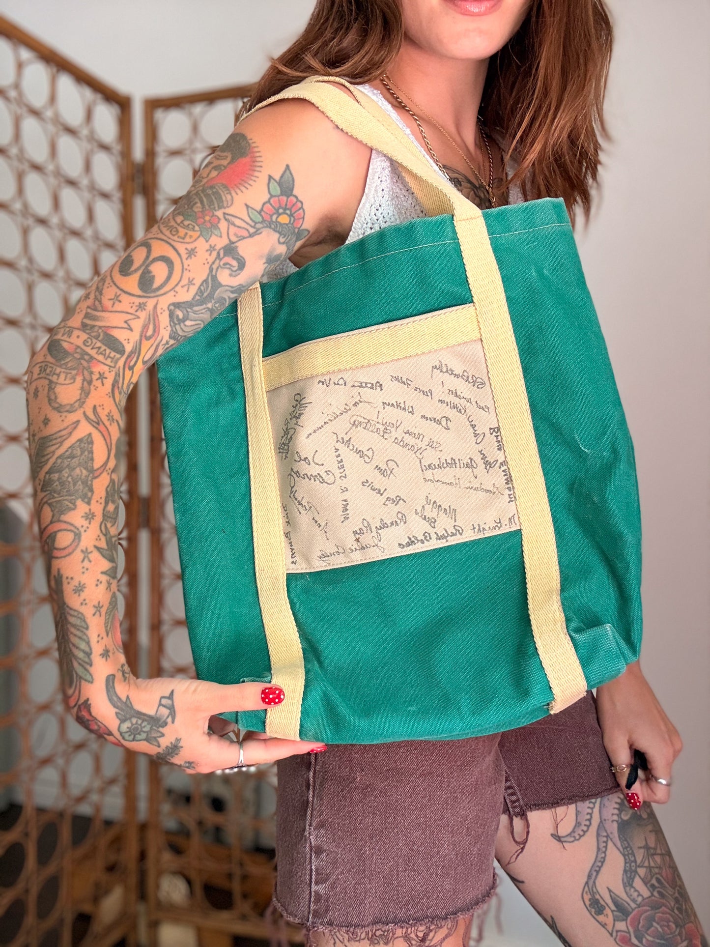 Vtg highschool tote