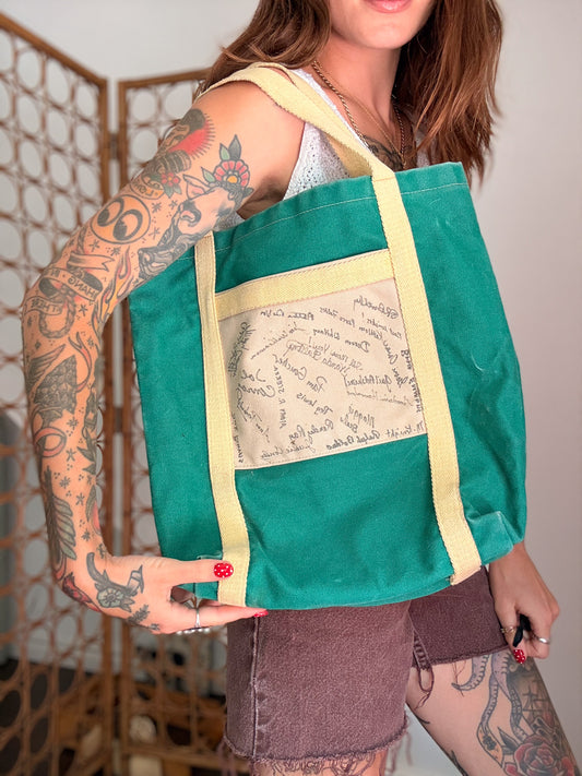 Vtg highschool tote