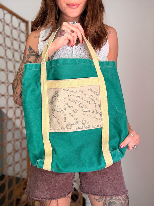 Vtg highschool tote