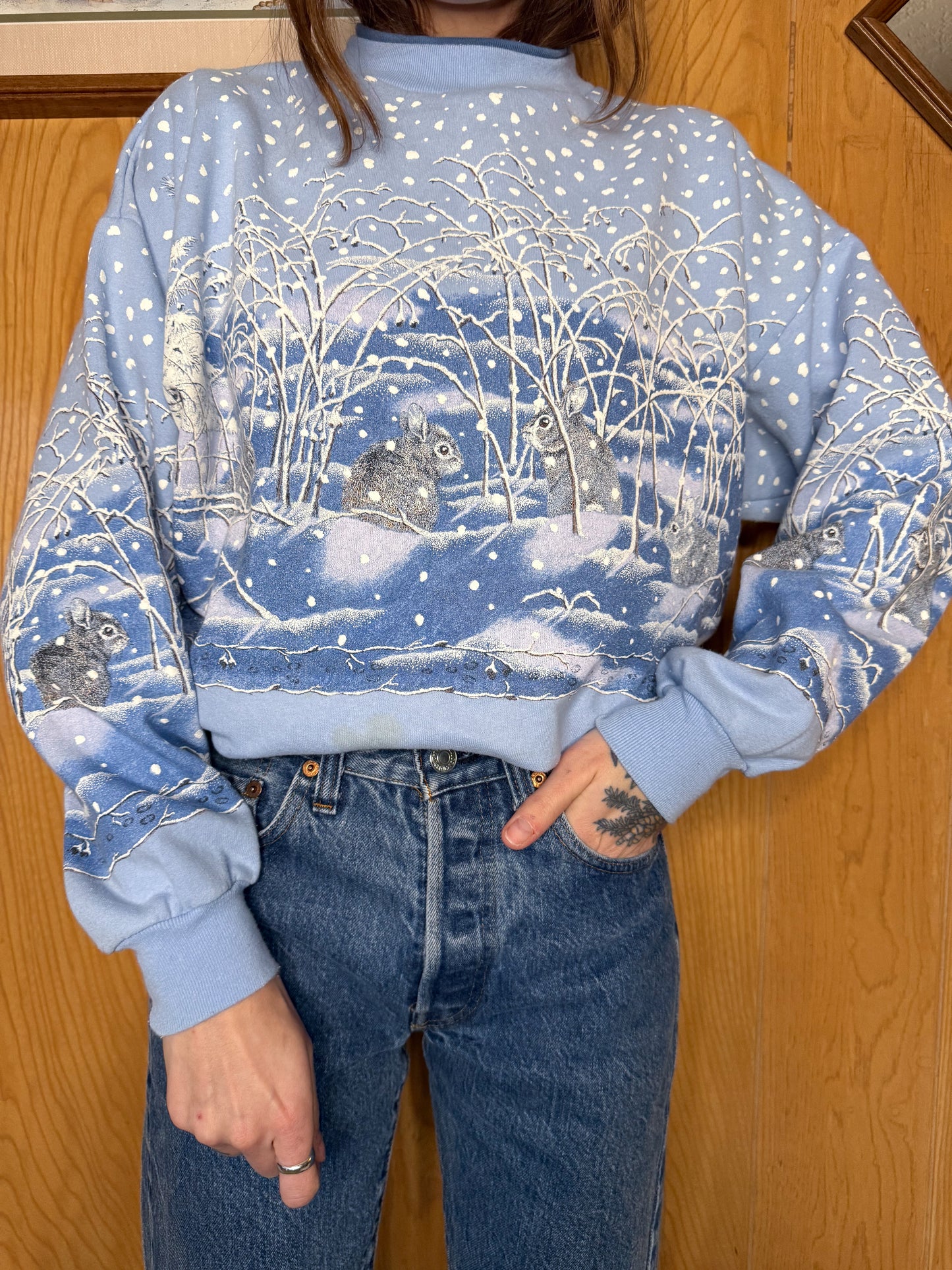 Vtg Winter Wonderland crewneck