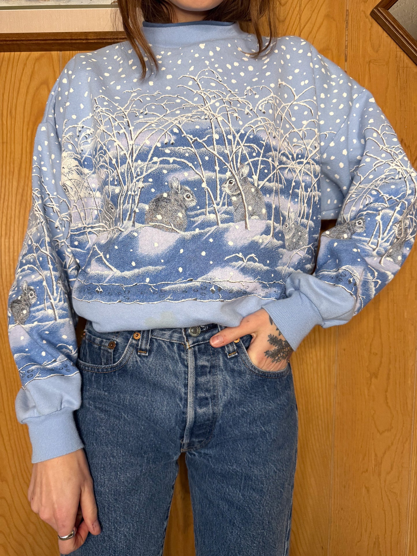 Vtg Winter Wonderland crewneck