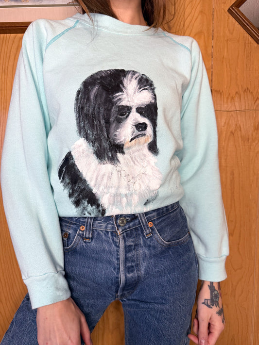 (M) Vtg Funky dog crewneck