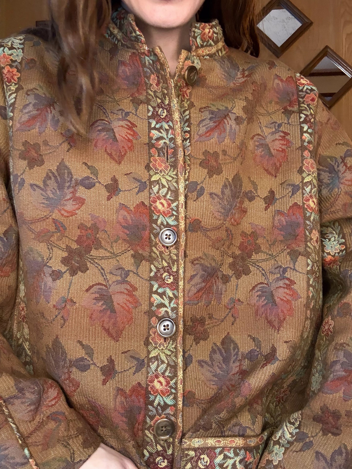 (L) Vtg Tapestry jacket