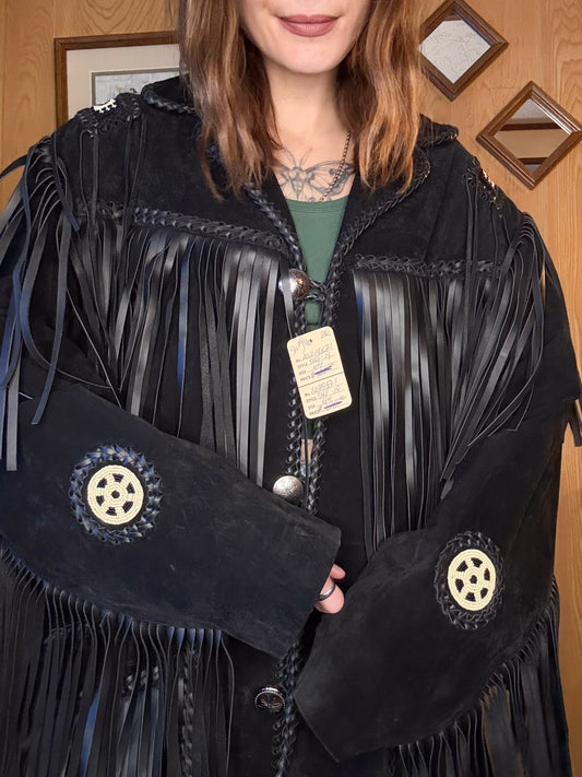 (L) Vtg Leather jacket