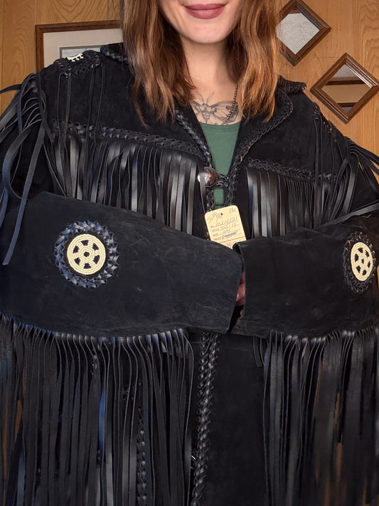 (L) Vtg Leather jacket