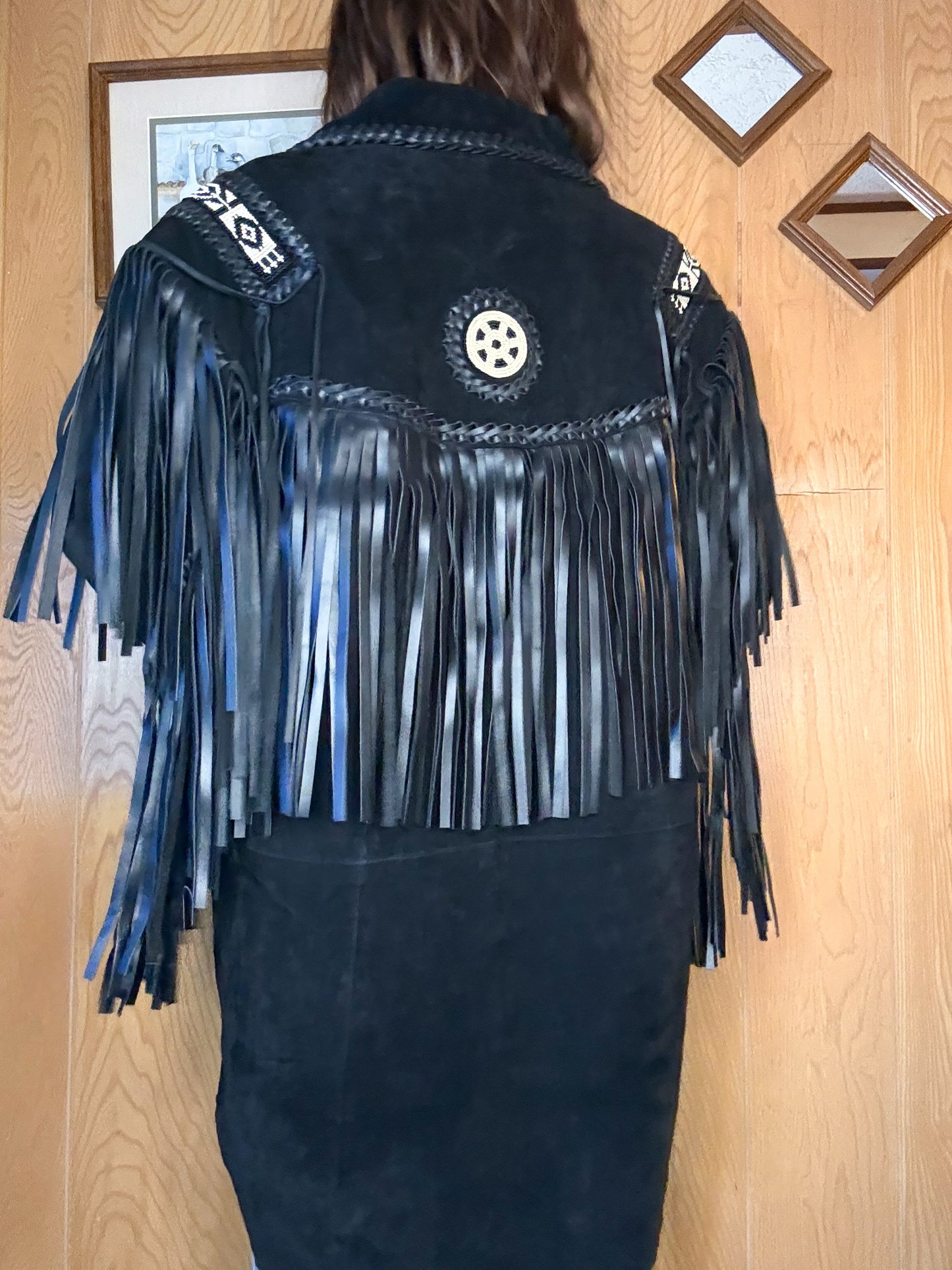 (L) Vtg Leather jacket