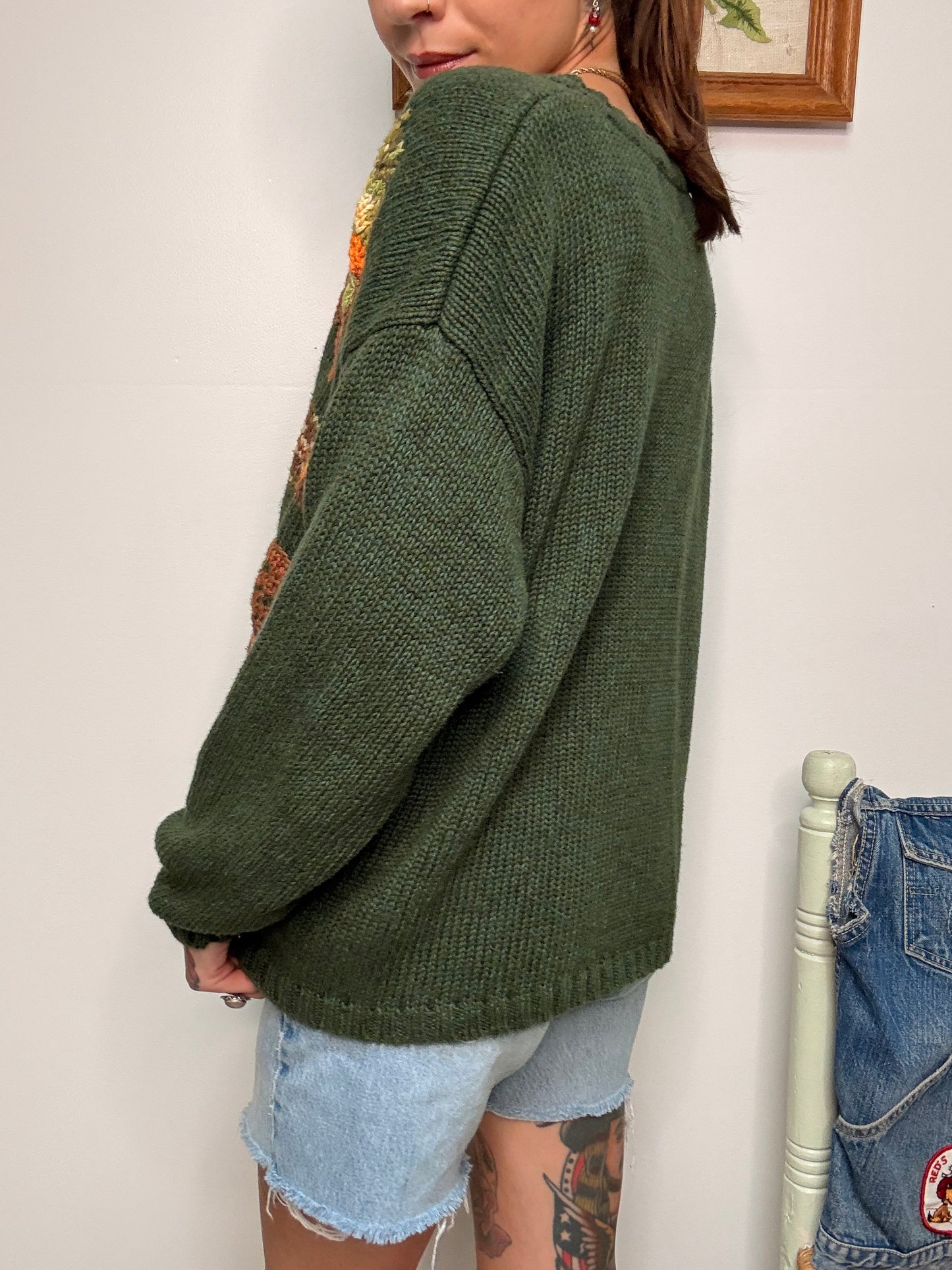 (XL) Vtg Harvest cardigan