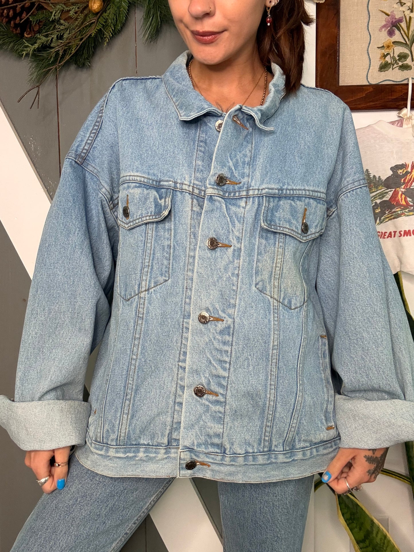 (XL) Vtg trucker demin jacket