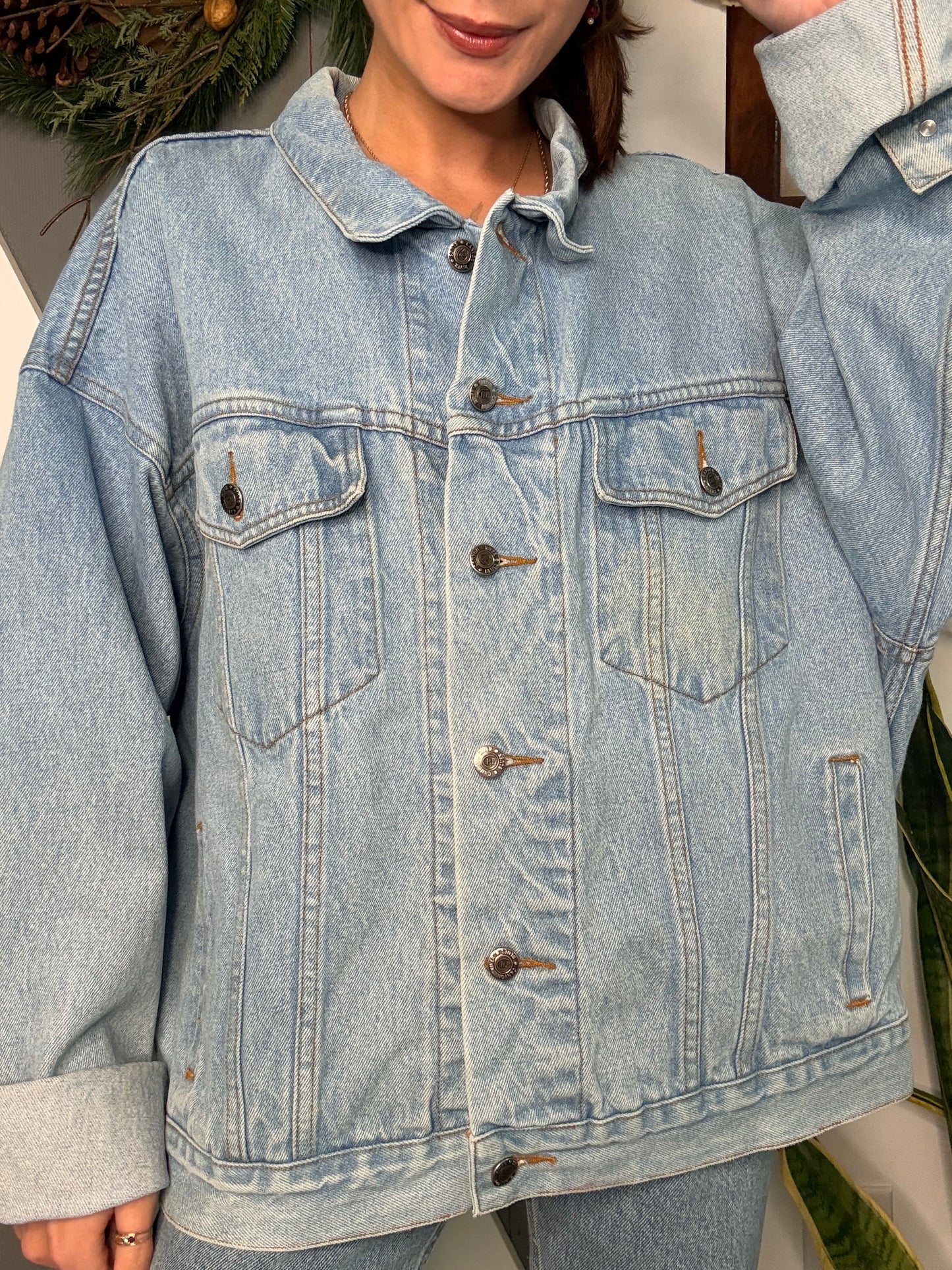 (XL) Vtg trucker demin jacket
