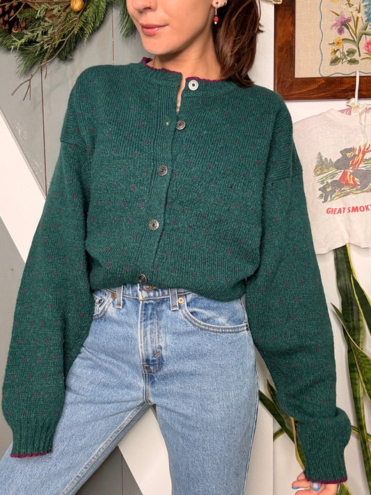 (L) Vtg woolrich cardign