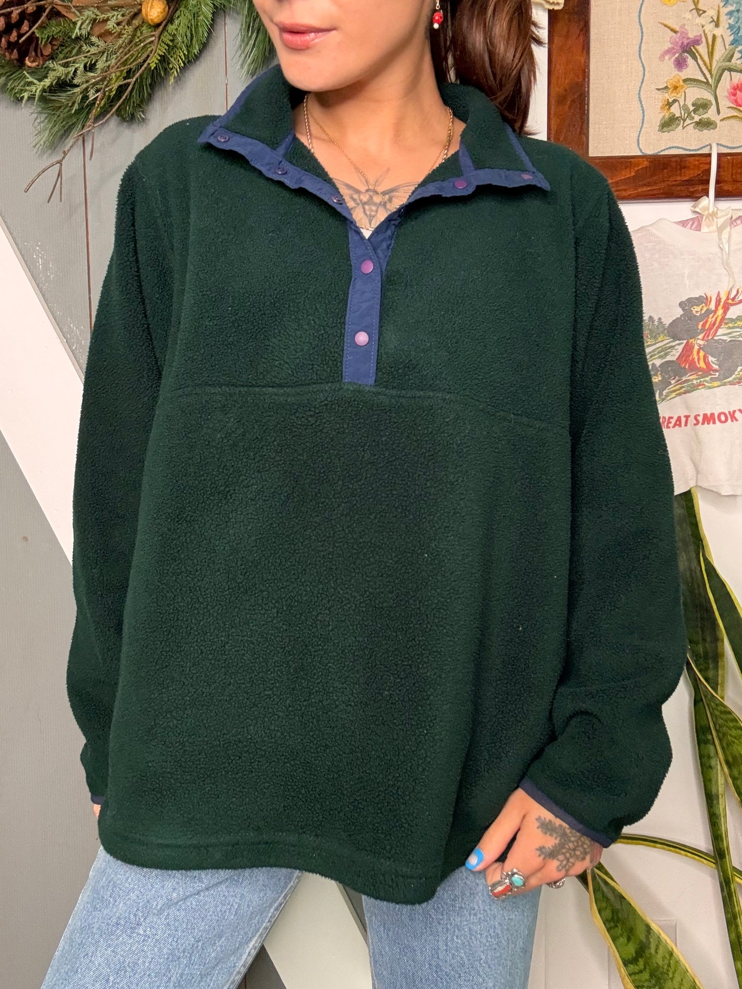 (M) Vtg LL Bean fleece