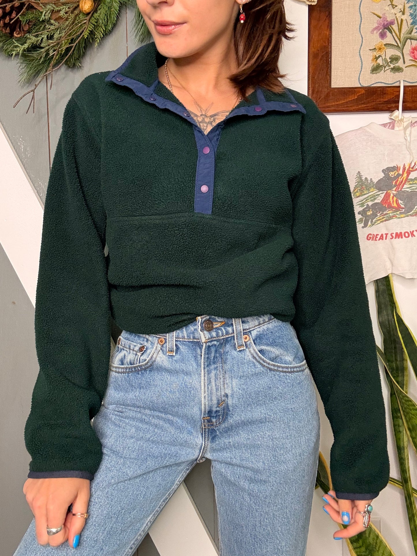 (M) Vtg LL Bean fleece