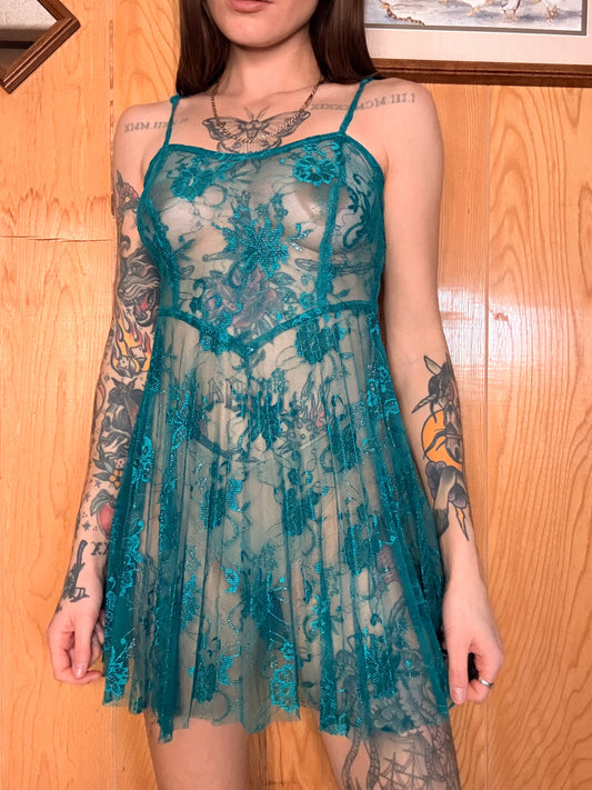 (S) y2k babydoll dress